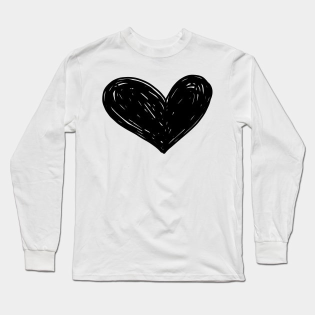 heart Long Sleeve T-Shirt by noviajonatan